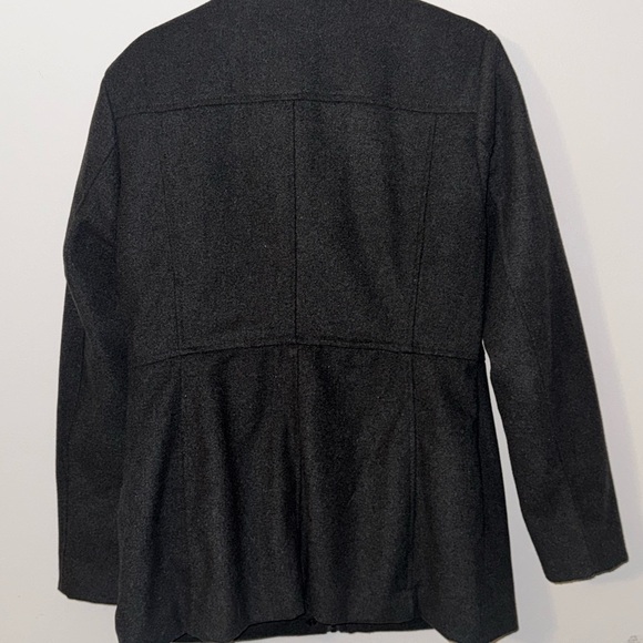 Rampage Coat Y2K Dark Grey Mid Length Toggle Size M GUC - Picture 4 of 7